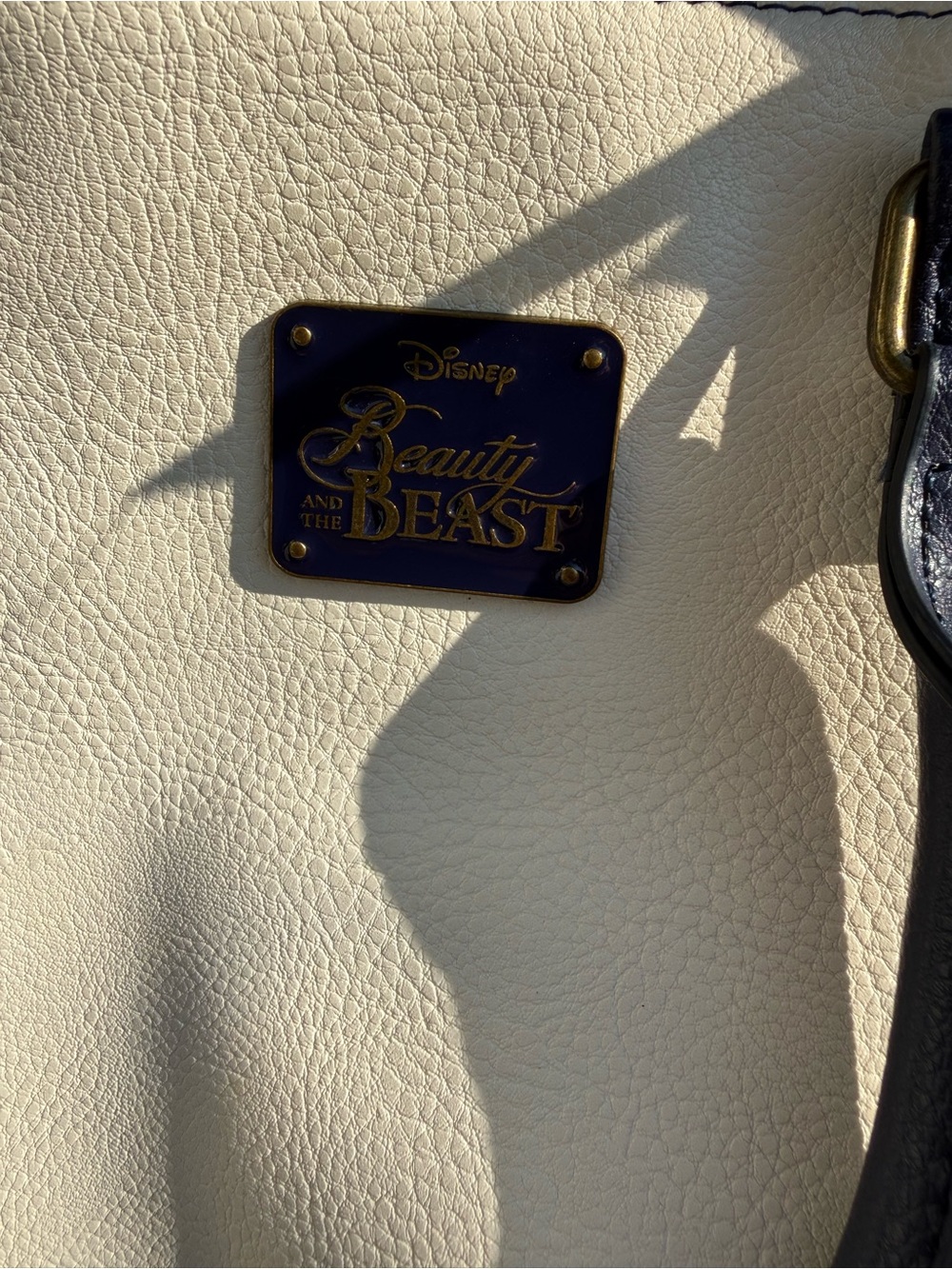 Loungefly Disney Hard Tag Beauty and the Beast Rose Shoulder Bag - Picture 3 of 9